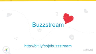 Buzzstream
http://bit.ly/cojebuzzstream
 