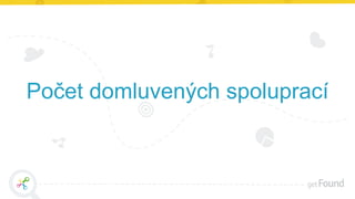 Počet domluvených spoluprací
 