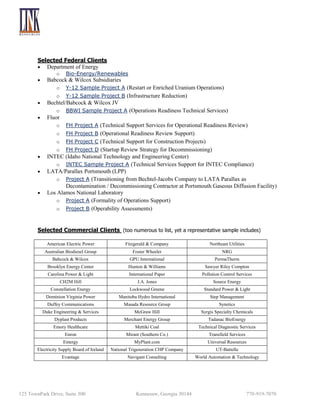 Link Resources SDVOSB Capabilities Statement 2013