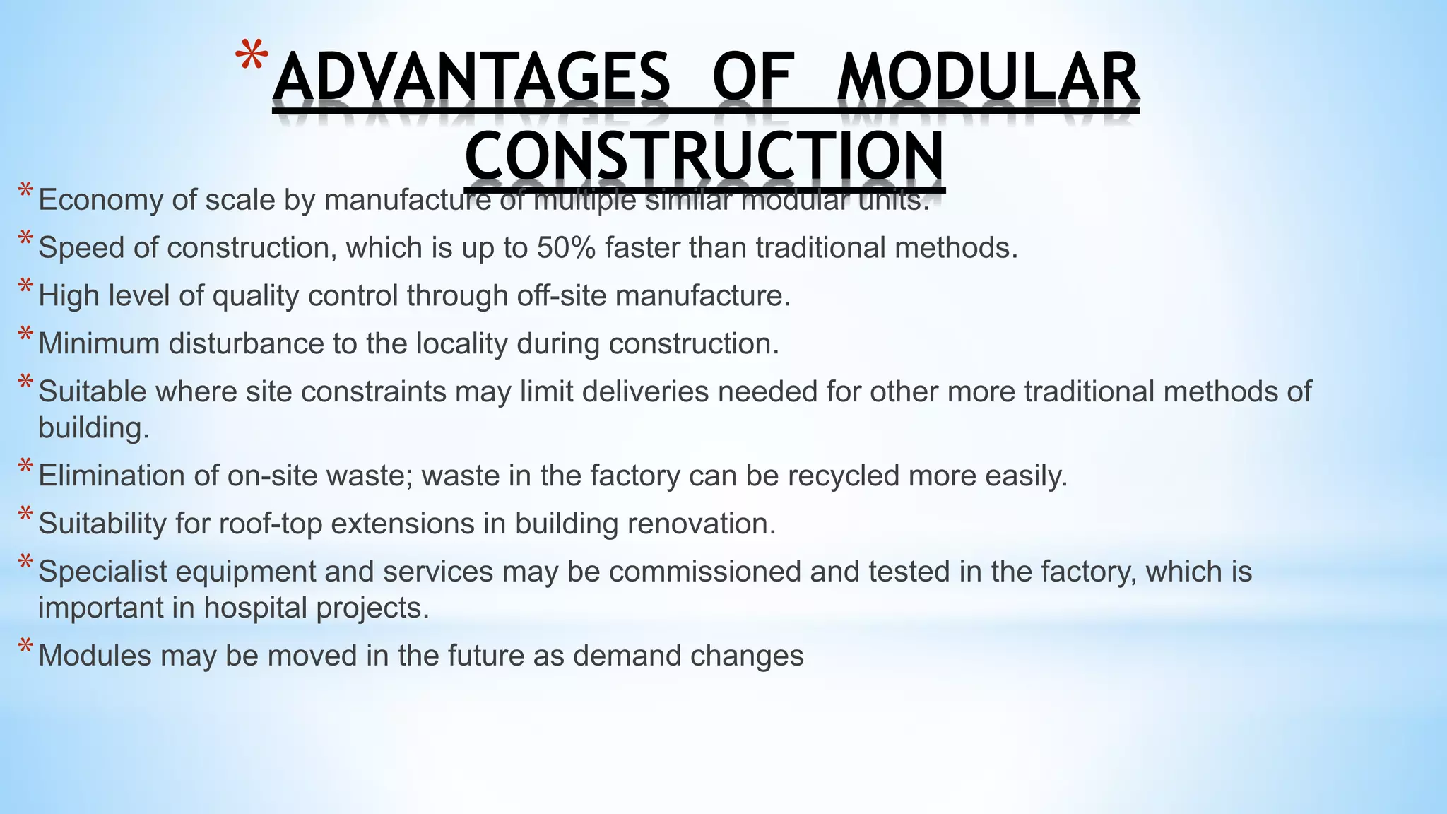 MODULAR CONSTRUCTION USING LIGHT STEEL FRAMING | PPTX