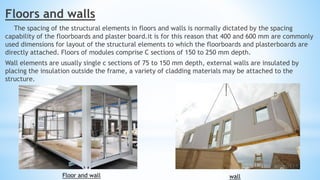MODULAR CONSTRUCTION USING LIGHT STEEL FRAMING | PPTX