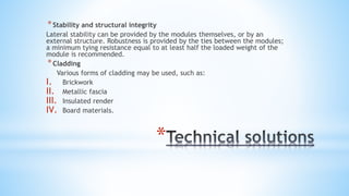 MODULAR CONSTRUCTION USING LIGHT STEEL FRAMING | PPTX