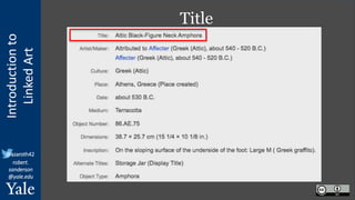 Introduction
to
Linked
Art
@azaroth42
robert.
sanderson
@yale.edu
Title
 