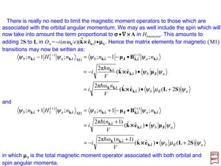 In general, these calculated potentials will differ from the original assumed Vi(ri) and
thus an improved choice for the Vi(ri) is made and new φi are calculated, from which
another set of Vi(ri) can be calculated. The iteration process in continued until the Vi(ri)
obtained from the final φi agree satisfactorily with Vi(ri) used to calculate the final φi; the
Vi(ri) are then said to form a self-consistent field.
2017
MRT
In the Hartree approximation one finds that the net potential any one electron sees is
given by V(r)=−e2Z(r)/r where Z(r) is the effective charge seen by the electron. For r→0,
Z(r)→Z and for r→∞, Z(r)→1. In between, Z(r) takes on intermediate values which can
be calculated.
110
 