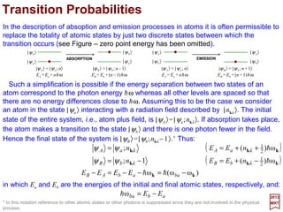 The electron shells fill in sequence up through Argon which has the configuration
1s22s22p63s23p6. At this point we find a deviation from the expected ordering. Because of
the various electron-electron interactions and the more penetrating orbit of l=0
electrons, the 4s electrons are more tightly bound than the 3d electrons. Consequently,
after Argon one 4s electron is added in Potassium and a second in Calcium. Following
this the 3d shell is filled, starting with Scandium, which has the configuration
1s22s22p63s23p64s23d. Iron, Cobalt, and Nickel belong to this transition group and their
magnetic properties are due to the presence of the partially filled d shell in each case. As
more and more electrons are added, the shells are formed to fill up on average in the
following order:
2017
MRT
The 14 elements in which the 4f electrons are added one by one to fill the 4f shell are
known as the rare earths. Since the orbits of the 4f electrons lie far inside those of the
outer electrons and since the configurations of the outer electrons are similar for all the
rare earths, the chemical properties of the rare earths are very nearly the same.
Consequently, it is difficult to separate these elements by chemical means. A similar
situation exists higher up in the periodic table when the 5f shell is being filled in elements
such as Protactinium and Uranium.
114
The periodic table terminates at Z~100 because these nuclei are too unstable due to
fission of radioactive decay.
101426101426102610262622
6d5f7s6p5d4f6s5p4d5s4p3d4s3p3s2p2s1s
 