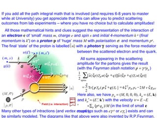 The transition from classical to quantum mechanics seen in [Qr(k),Ps(k′)]=ihδkk′δrs
and [Qr(k),Qs(k′)]=[Pr(k),Ps(k′)]=0 which implies that the classical vector potential
A(r,t)=ΣkΣr êr(k){Ar(k) exp[i(k•r−ωkt)]+Ar
* (k)exp[−i(k•r−ωkt)]} becomes a quantum-
mechanical operator.
2017
MRT
We now write the quantum-mechanical vector potential by substituting Ar(k) and Ar
*(k)
into A(r,t)=ΣkΣrêr(k){Ar(k) exp[i(k•r−ωkt)]+Ar
*(k)exp[−i(k•r−ωkt)]} and we get:
)(
ω
2π
)()(
ω
2π
)( †
2
*
2
kkkk
kk
rrrr a
V
c
Aa
V
c
A
hh
→→ and
∑∑ −•−−•
+=
k
rkrk
k
kk
kkkerA
r
ti
r
ti
rr aa
V
c
t ]e)(e)()[(ˆ
ω
2π
),( )ω(†)ω(
2
H
h
This transition may be accomplished by means of the transformations
Qr(k)=√(V/π)(1/2c)[Ar(k)+Ar
*(k)] and Pr(k)=−i√(V/π)(ωk/2c )[Ar(k)−Ar
*(k)] which relate
Ar(k) and Ar
*(k) to Qr(k) and Pr(k); the latter in turn are related to the annihilation and
creation operators ar(k) and ar
†(k), via ar(k)=[1/√(2hωk)][ωk Qr(k)+iPr(k)] and
ar
†(k)=[1/√(2hωk)][ωk Qr(k) −iPr(k)]. Hence the required replacement is:
which is spelled out in the Heisenberg representation. In the Schrödinger representation:
∑∑ •−•
+=
k
rkrk
k
kkkerA
r
i
r
i
rr aa
V
c
]e)(e)()[(ˆ
ω
2π
)( †
2
h
162
 