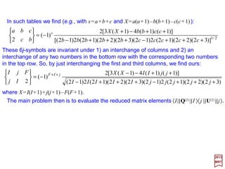 For an electron that does not penetrate the nucleus, re >rp, so that W above becomes:
2017
MRT
such that:
∑∑ ∑=
∞
= −=
++
−=
Z
m
mm
r
r
YYeW
1p 0
1
e
p
eepp
*2
),(),(
12
1
π4
l
l
l
l
l
ll
l
ll
l
ϕθϕθ
When l=0, W becomes:
( )0
e
2
)0()0(
Coulomb =−=•= l
r
eZ
W UQ
It is possible to express W more compactly by writing:
),(),(),(),()1(),(),( ee
)(
pp
)(
eeppeepp
*
ϕθϕθϕθϕθϕθϕθ ll
l
l
ll
l
l
ll
l
lll
l
ll
YY •=−= ∑∑ −=
−
−= m
mmm
m
mm
YYYY
1
e
ee
)()(
1p
ppp
)()( 1
),(
12
π4
),(
12
π4
+
=
+
−≡
+
≡ ∑ l
lllll
ll r
ere
Z
ϕθϕθ YUYQ and
We then have:
)3()2()2()1()1()0()0(
0
)()(
OW +•+•+•=•= ∑
∞
=
UQUQUQUQ
l
ll
which is the ordinary Coulomb interaction with Z being the sum over the protons.*
* For a nucleus of finite size, there is a correction term to be added to W (i.e., (2π/3)Ze2|ψ100 |2 〈R2〉 in which 〈R2 〉 is the mean
square charge radius of the nucleus and e2|ψ 100 |2 is the electronic charge density at the nucleus.)
69
 
