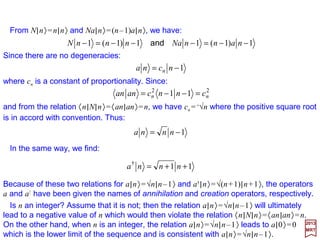 Substituting V =V 0 +V ′, Ei =E0
i +E′i and ψi =ψ 0
i +ψ ′i into the Schrödinger equation
above and grouping the result in ascending order of approximation, we have:
2017
MRT
This first term is zero by comparing to the unperturbed Schrödinger equation, leaving us
with only the second term for a first-order approximation:
0])(-)()[()( 000000
=′′−′+′−+′−+− iiiiiiii EVEVEHEH ψψψψ assuchtermsordersecond
85
0)()( 000
=′−′+′− iiii EVEH ψψ
We now expand ψ ′i in terms of the complete orthonormal set of solutions to the
unperturbed Schrödinger equation, ψ 0
j. That is, we let:
∑
∞
=
=′
0
0
j
jjii a ψψ
which, with first-order approximation above, gives:
0)()( 0000
=′−′+−∑ ii
j
jjii EVaEH ψψ
Note that from H0ψ 0
i =E0
iψ 0
i, this last equation can be rewritten:
0)()( 0000
=′−′+−∑ ii
j
jjiij EVaEE ψψ
Multiplying this last equation by ψ 0
k
* on the left and integrating over all space, we get:
0)( 0*00*00*000
=′−′+− ∫∫∑ ∫ τψψτψψτψψ dEdVdaEE ikiik
j
jkjiij
 
