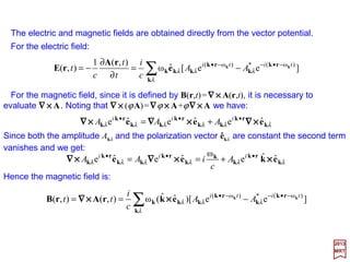 The correction to the zero-order ground state energy of the Helium atom is, as we
should suspect, large, being (5/4)(Z/2Z2)=(5/8)Z ~30% of the zero-order energy, and is
subtractive since the effect of the electron-electron interaction is to detract from or put up
a shield reducing the electron-nucleus interaction. The approximation is found
surprisingly good, however, in view of the size: The observed ground state energy of
the Helium atom is 78.6 eV, the zero-order calculated energy is 108.2 eV, and the
first-order calculated energy is 74.4 eV. Thus, the zero-order calculation is found to be
38% too high while the first-order calculation is within 4.2 eV of the observed value, only
5% too low. Later, using the same wave functions we will take up a slightly different
method which will reduce the error to only 2% of the observed value.
2017
MRT
92
Now we are ready to consider generalize the situation where there is more than one
electron in the atomic system. To do this, we first take up the problem of a system
containing two identical particles and then apply the results to the two-electron Helium
atom again.
 