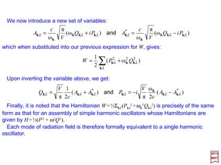 Towards the end of the The Hydrogen Atom chapter we saw that the wave function for
an electron with spin could be written as follows:
2017
MRT
so that for the Helium atom with two electrons we will have to take the appropriate
combination of the two wave functions ψa(1)=ψa(1)ξξξξa and ψb(2)=ψb(2)ξξξξb, where ψa(1)
represents the first electron at position 1 with a spin z-component represented by ξξξξa (i.e.,
either +½h or −½h) and similarly for ψb(2). The total wave function for the two electrons
will have to be the appropriate combination of space and spin states that makes it
antisymmetric. This total wave function can of course be written as the product of a
space part times a spin part; if the space part is symmetric, the spin part must be
antisymmetric and vice versa. As we have seen, the space part can be written:
95
smmn ξξ llψψψ == SpinSpace
_ _ _
_
)]1()2()2()1([
2
1
)]1()2()2()1([
2
1
babaAbabaS ψψψψψψψψψψ −=+= or
 