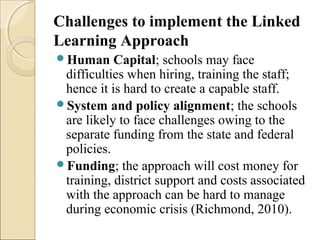 Linked learning-presentation | PPT
