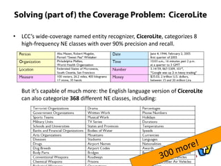 Language Computer Corporation:  Text Extraction Profile