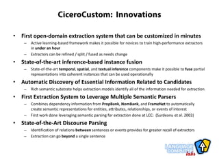 Language Computer Corporation:  Text Extraction Profile