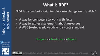 Introduction to the Linked Art Data Model | PDF
