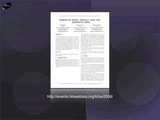 http://events.linkeddata.org/ldow2008/
 