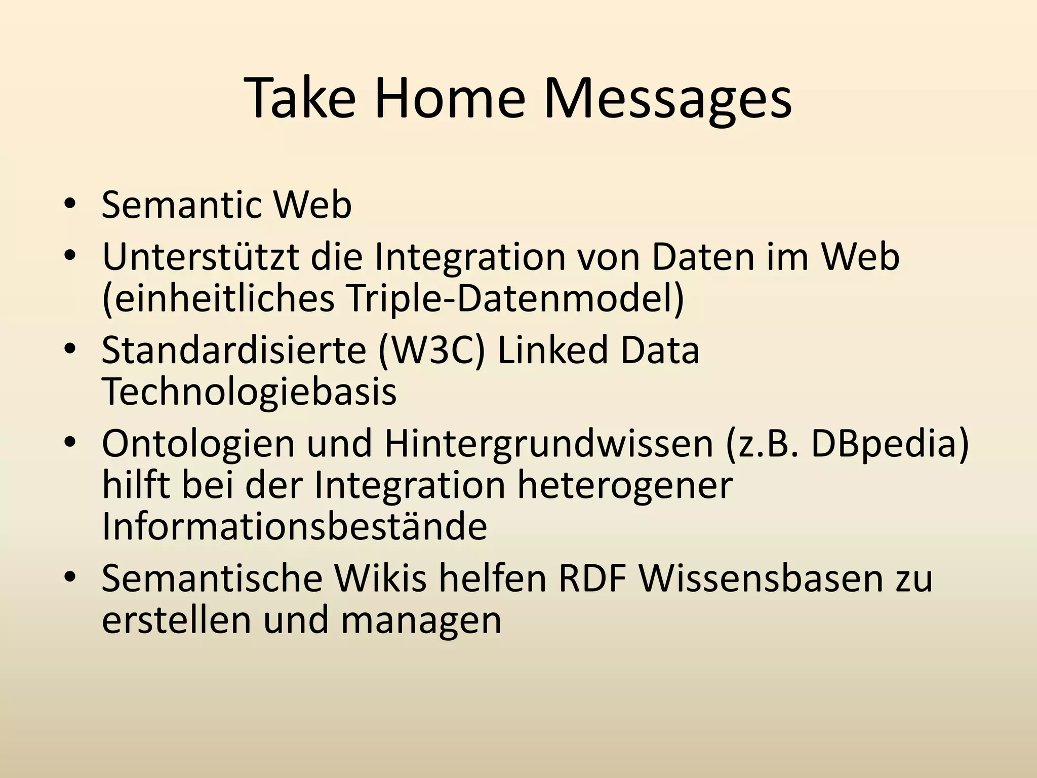 RDF serialization formatsProcedural  APIsODBC