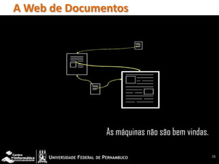 A Web de Documentos




               As máquinas não são bem vindas.

                                                 15
 