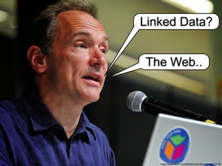 http://www.flickr.com/photos/tanaka/3212373419/
Linked Data?
The Web..
 