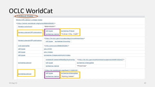 OCLC WorldCat
14-Aug-13 42
 