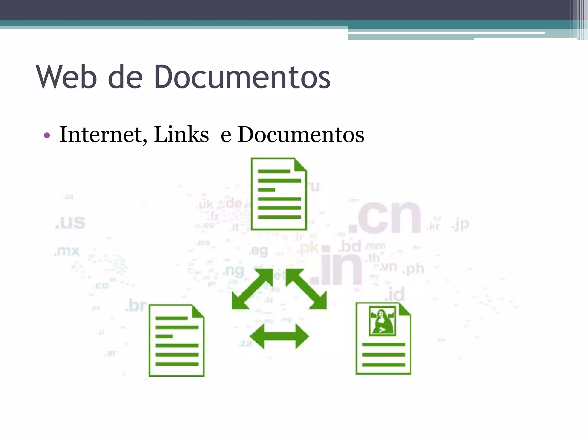 Como os dados estão publicados na
Web?
• Diversos modelos/formatos:
 ▫ HTML, Bancos de dados relacionais, XML, CSV,
   XLS, PDF, ...
• Problemas:
 ▫   Diferentes formatos
 ▫   Diferentes modelos de dados
 ▫   Nomes diferentes com o mesmo significado
 ▫   Ausência de vínculos entre fontes de dados
     diferentes
• Conclusão:
 ▫ Dificuldade para consumir e integrar os dados
 