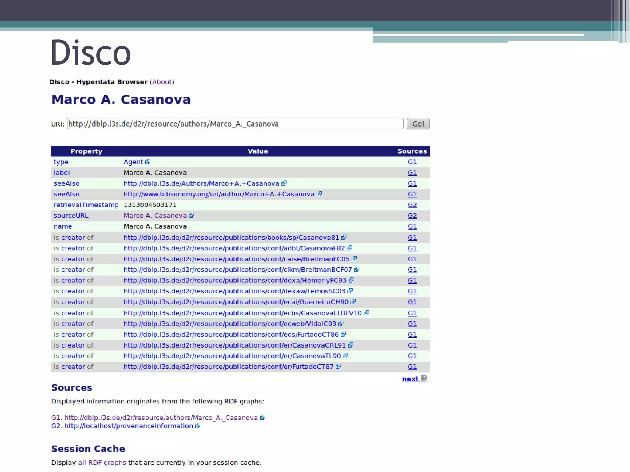 Processo StdTrip



• Complementação – Se nada funciona, usuários são
  direcionados às melhores práticas de publicação de
  vocabulários RDF.
• Saída
  ▫ um arquivo de configuração que serve como a
    parametrização de uma ferramenta RDB para
    RDF.
  ▫ uma ontologia com os mapeamentos do esquema
    do banco de dados original para vocabulários RDF
    padrões.
 