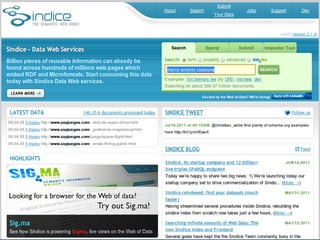 Melhores práticas para publicação de
Linked Data
• Usar termos de vocabulários amplamente
  usados.
 ▫ Objetivo: facilitar o processamento de Linked
   Data pelas aplicações clientes
• Novos termos só devem ser definidos se não
  forem encontrados em vocabulários já existentes
 