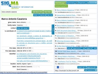 Uso de vocabulários comuns




4th Linked Data on the Web Workshop (LDOW 2011).
 