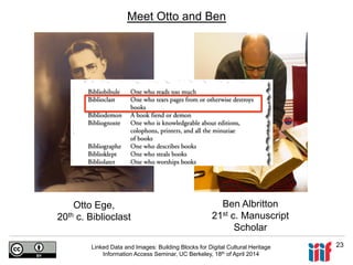 Linked Data and Images: Building Blocks for Cultural Heritage | PDF