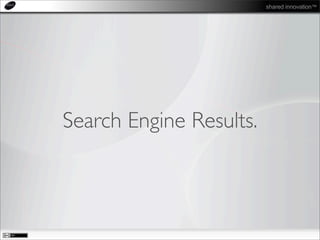 shared innovation™
Search Engine Results.
 