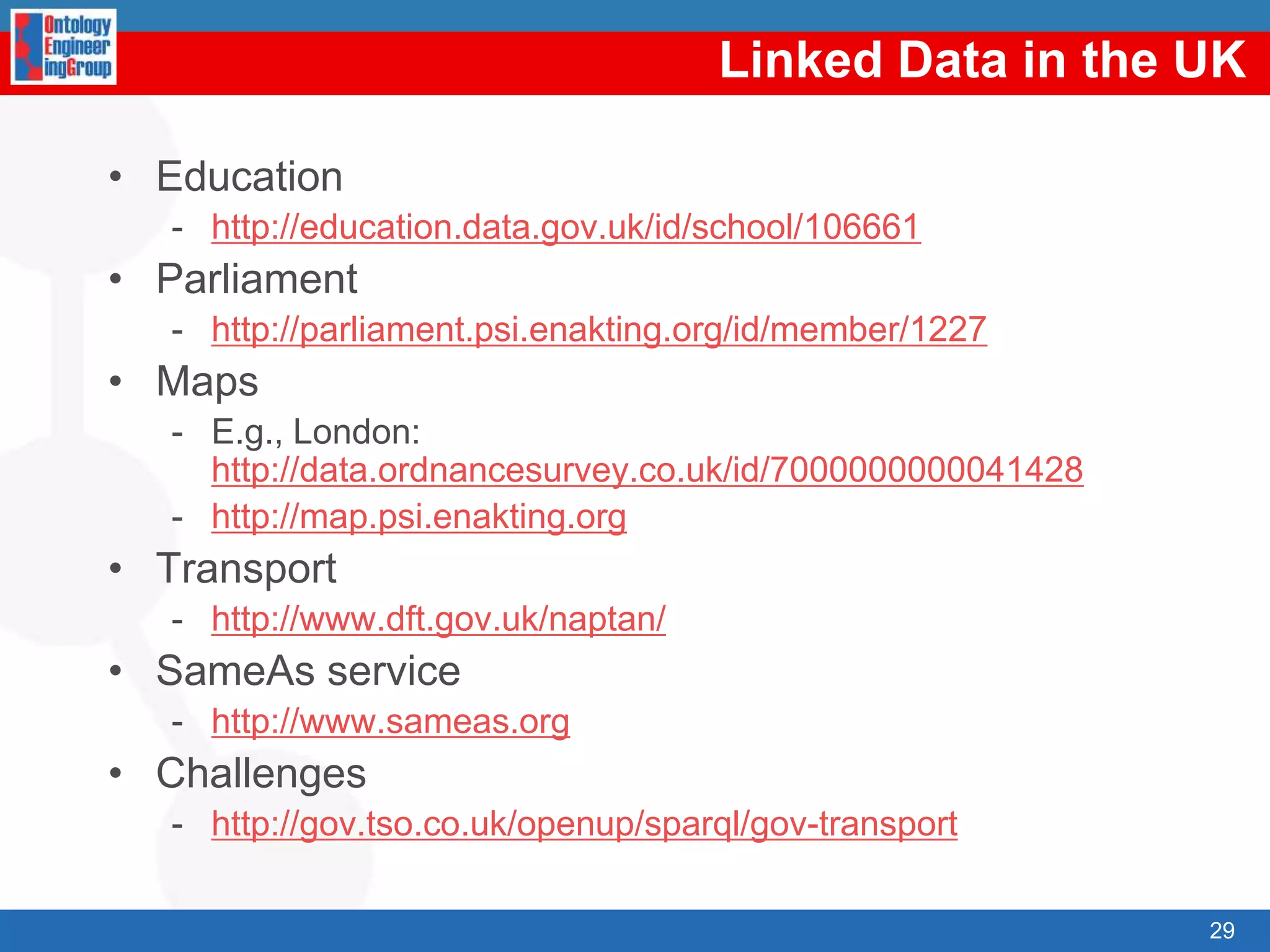 Linked Data browsers (Disco)