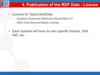 GeoLinkedDataIt is an open initiative whose aim is to enrich the Web of Data with Spanish geospatial data.This initiative has started off by publishing diverse information sources, such as National Geographic Institute of Spain (IGN-E) and National Statistics Institute (INE)http://geo.linkeddata.es