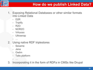 Notable new datasets: Freebase, OpenCalais, ACM/IEEE