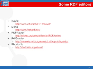 GetusedtothedifferentsyntaxesofRDF(S)
