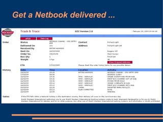Get a Netbook delivered ...
 