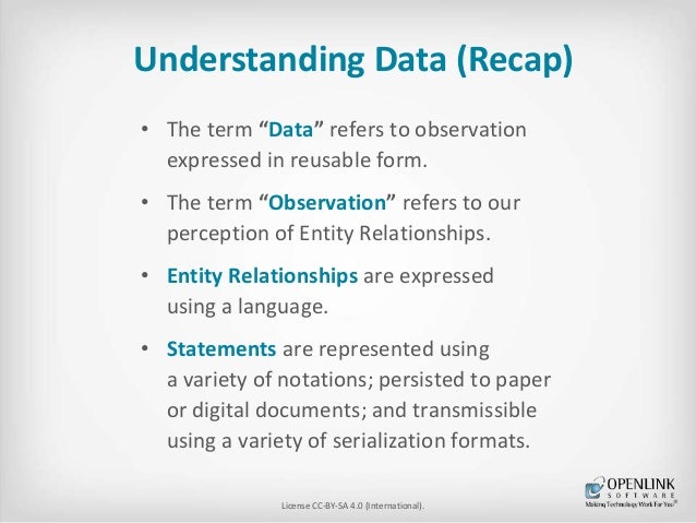 Understanding Data