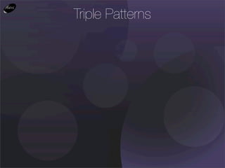 Triple Patterns
 