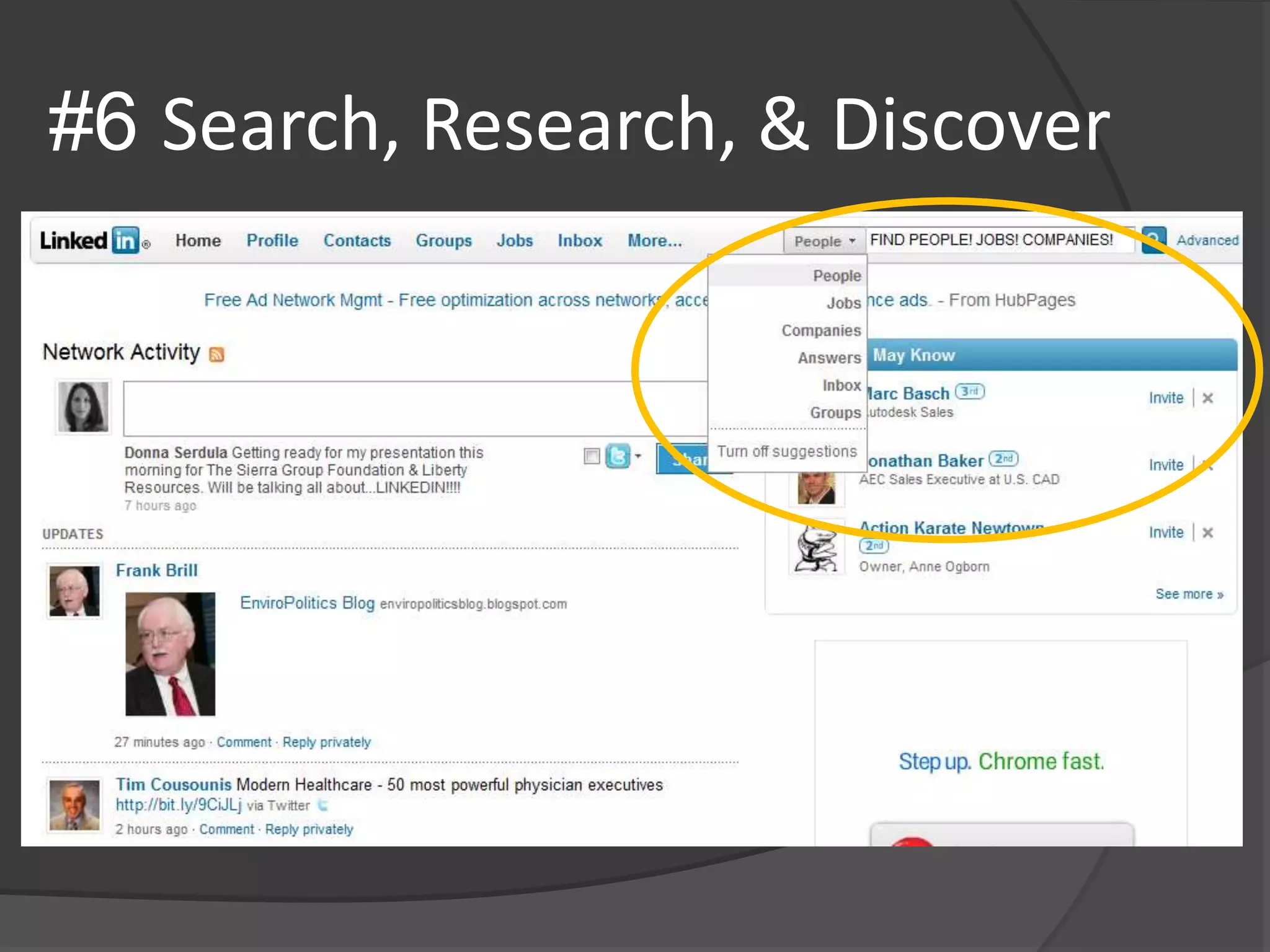 Search for old colleagues