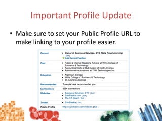 Important Profile UpdateMake sure to set your Public Profile URL to make linking to your profile easier.
