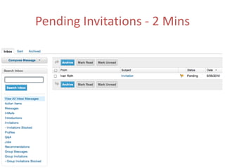 Pending Invitations - 2 Mins