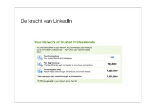 De kracht van LinkedIn
 