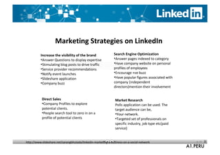 hOp://www.slideshare.net/sarangbhutada/linkedin-­‐markeGng-­‐a-­‐business-­‐on-­‐a-­‐social-­‐network	
  
 