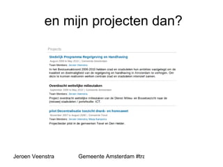 en mijn projecten dan? 