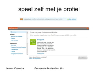 speel zelf met je profiel 