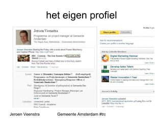 het eigen profiel 