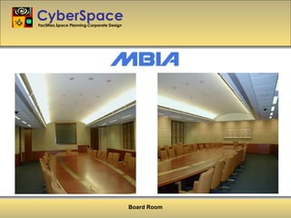 CyberSpace Facilities.Space Planning.Corporate Design Board Room 