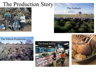The Production Story The Outback The Farmer The Ethical Production The Quality The Food Safety 