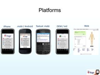iTriage – engaging members at the point of decisionReduce Costs:Unnecessary use of the ER accounts for $50BN in costs nationwide.Help members find in-network providers at the time of need, wherever they are.Educate Members:Only 11% of members know about Urgent Care facilities/Medical Offices.Payer marketing efforts have been largely ineffective in changing member behavior.