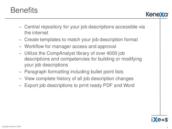 Job Description Builder