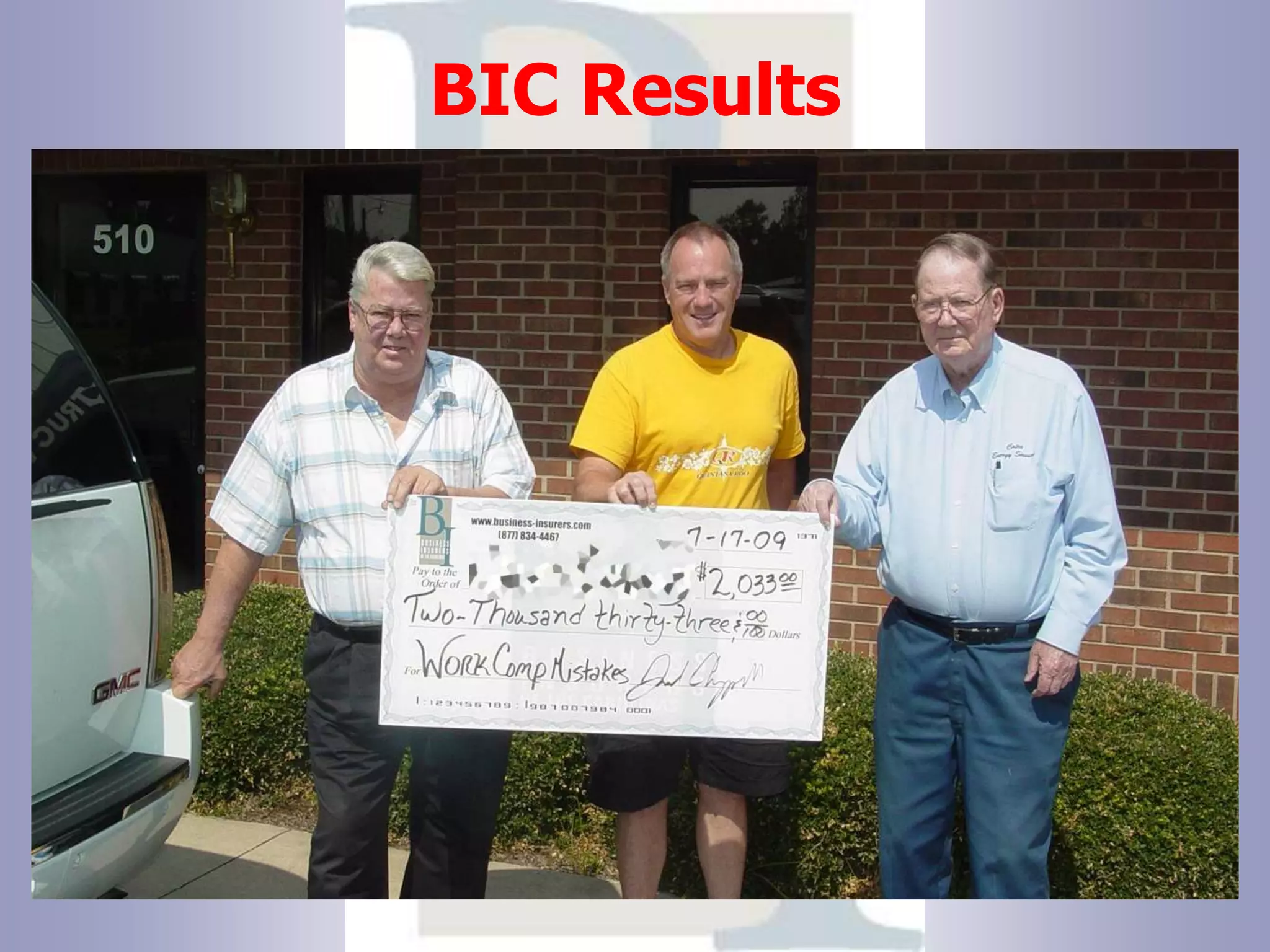BIC Results