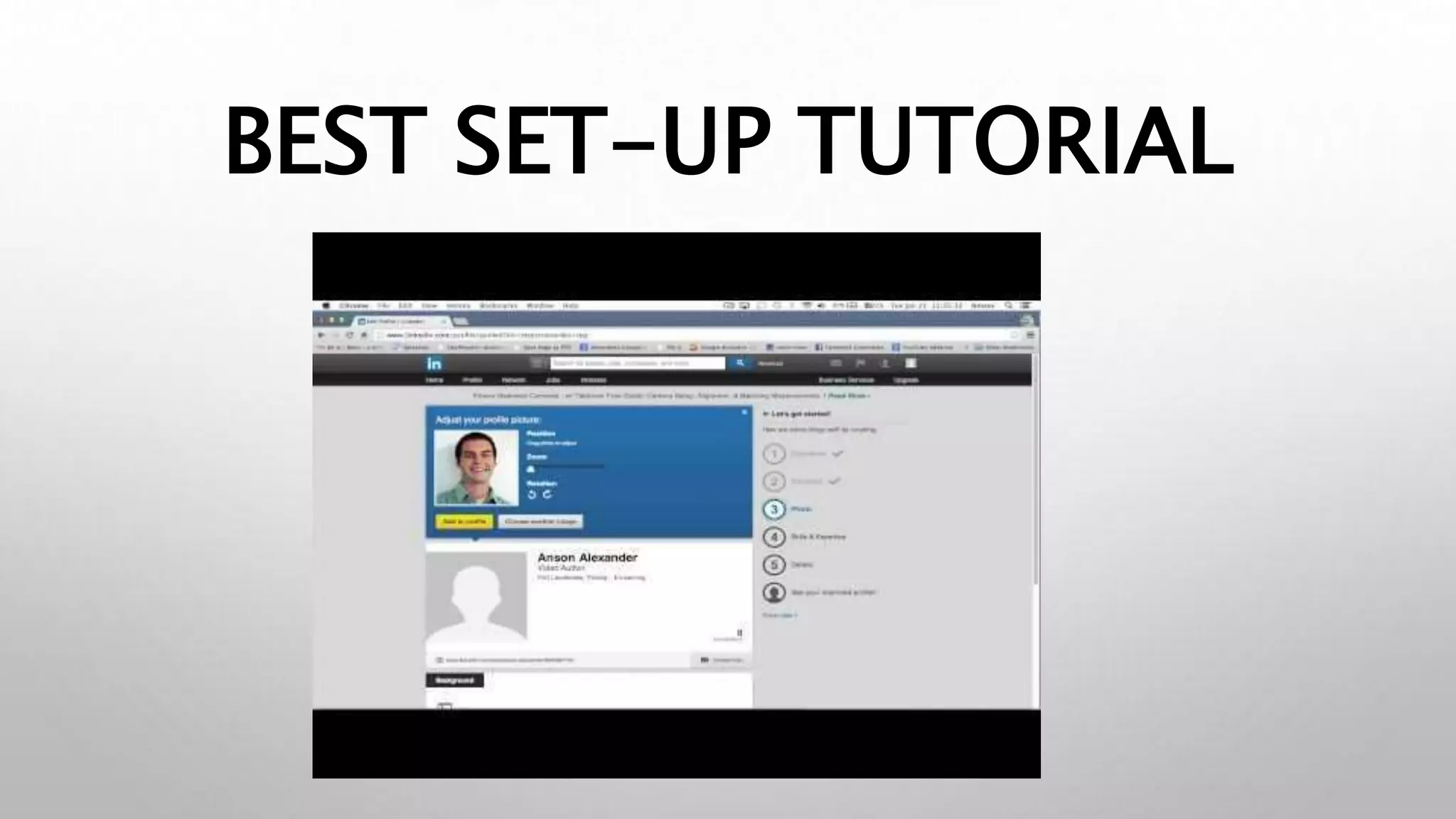BEST SET-UP TUTORIAL
 